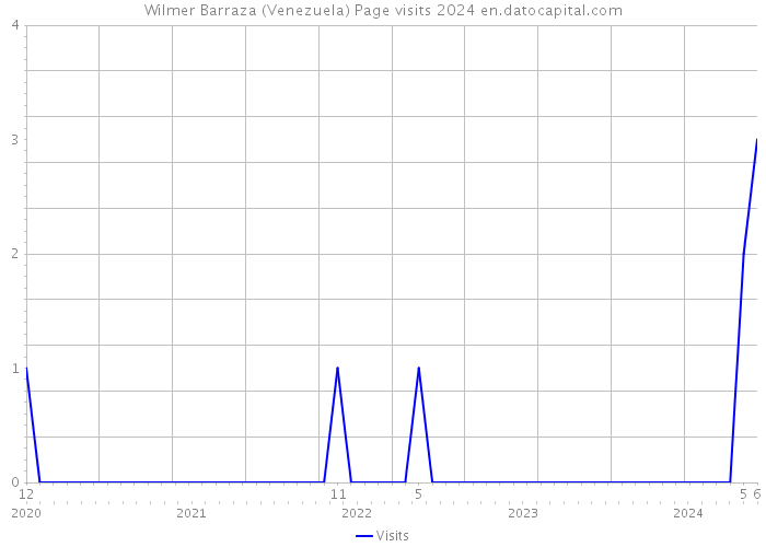 Wilmer Barraza (Venezuela) Page visits 2024 