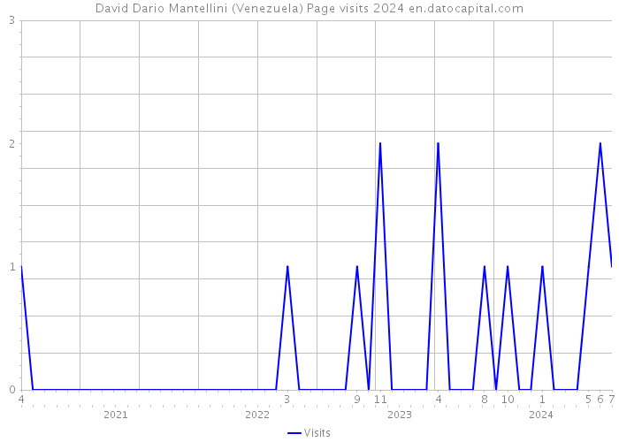 David Dario Mantellini (Venezuela) Page visits 2024 