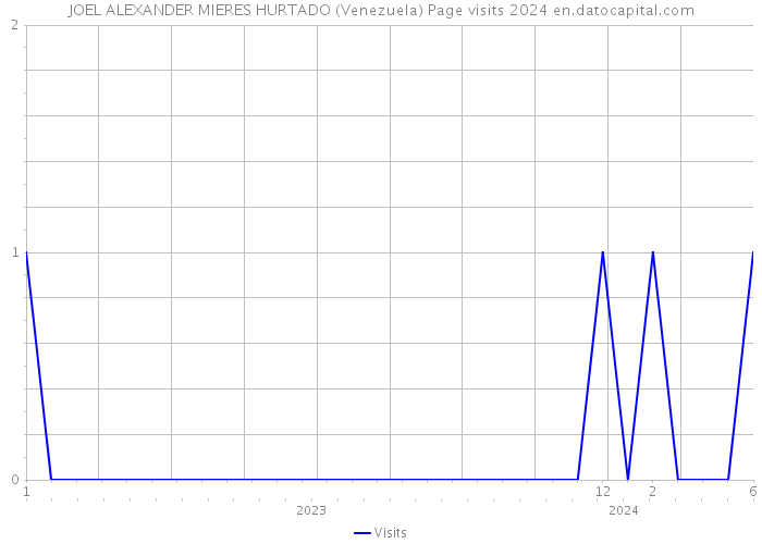 JOEL ALEXANDER MIERES HURTADO (Venezuela) Page visits 2024 
