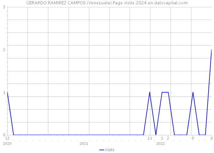 GERARDO RAMIREZ CAMPOS (Venezuela) Page visits 2024 