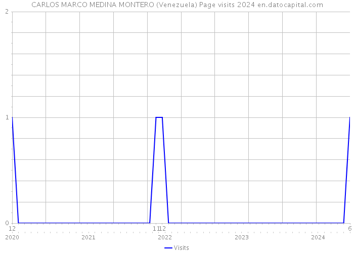 CARLOS MARCO MEDINA MONTERO (Venezuela) Page visits 2024 