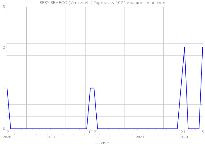 BESY SEMECO (Venezuela) Page visits 2024 