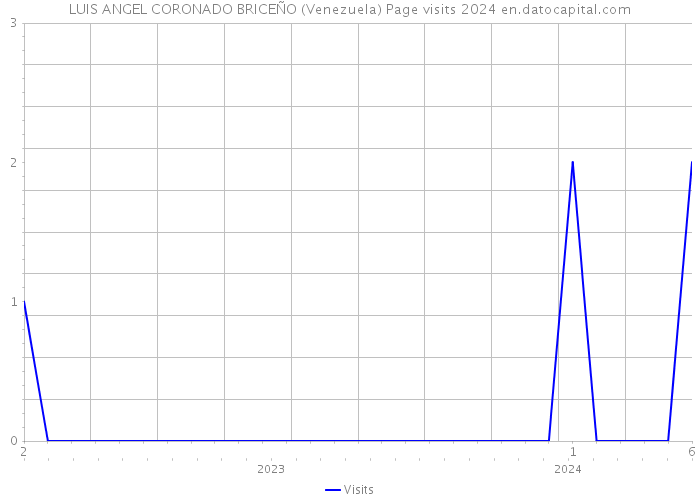 LUIS ANGEL CORONADO BRICEÑO (Venezuela) Page visits 2024 