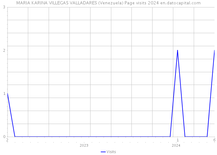 MARIA KARINA VILLEGAS VALLADARES (Venezuela) Page visits 2024 
