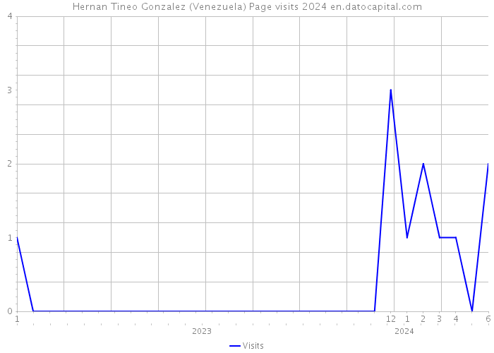 Hernan Tineo Gonzalez (Venezuela) Page visits 2024 