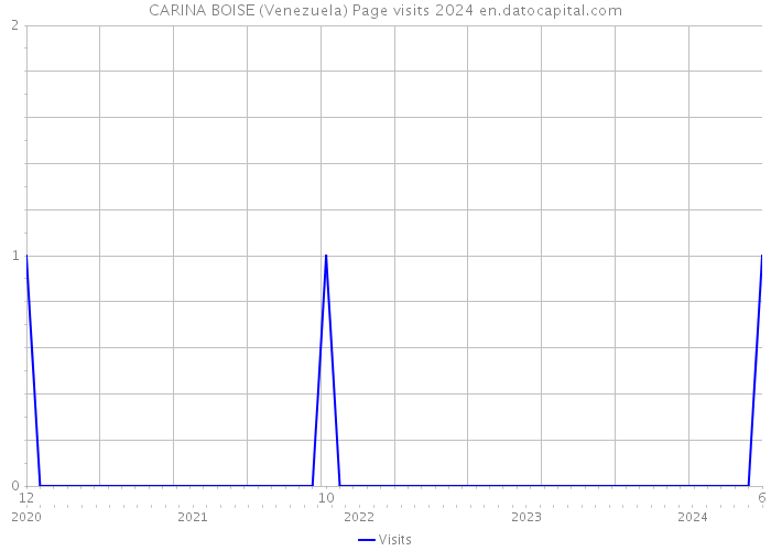 CARINA BOISE (Venezuela) Page visits 2024 