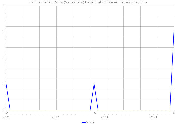 Carlos Castro Parra (Venezuela) Page visits 2024 
