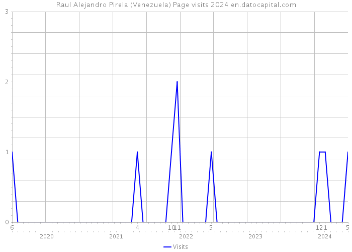 Raul Alejandro Pirela (Venezuela) Page visits 2024 