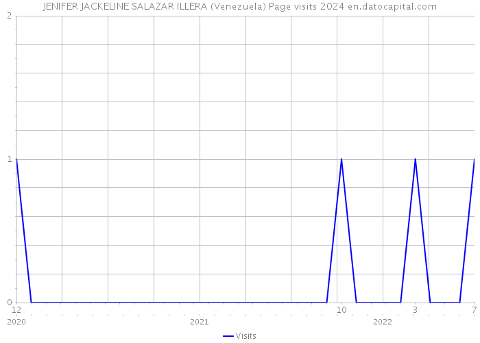 JENIFER JACKELINE SALAZAR ILLERA (Venezuela) Page visits 2024 