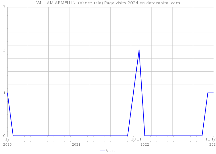WILLIAM ARMELLINI (Venezuela) Page visits 2024 