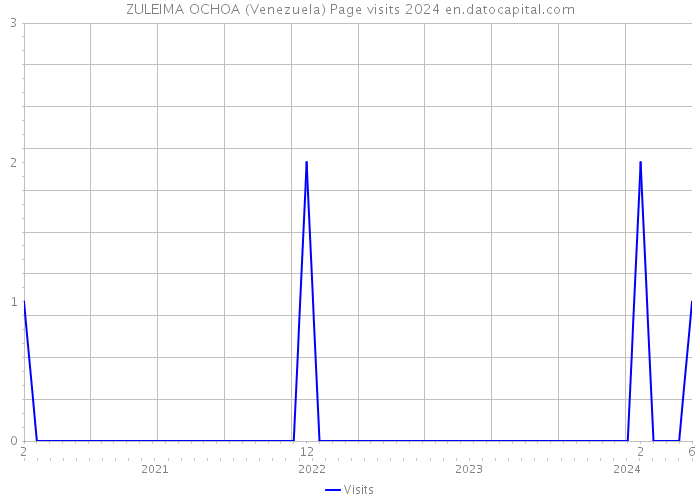 ZULEIMA OCHOA (Venezuela) Page visits 2024 