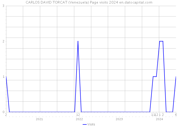 CARLOS DAVID TORCAT (Venezuela) Page visits 2024 