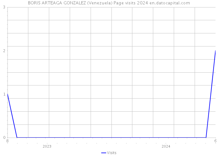 BORIS ARTEAGA GONZALEZ (Venezuela) Page visits 2024 