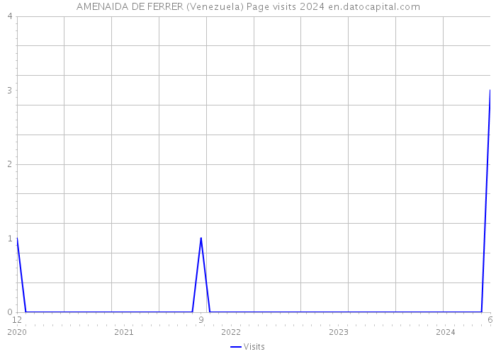AMENAIDA DE FERRER (Venezuela) Page visits 2024 