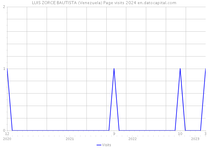 LUIS ZORCE BAUTISTA (Venezuela) Page visits 2024 