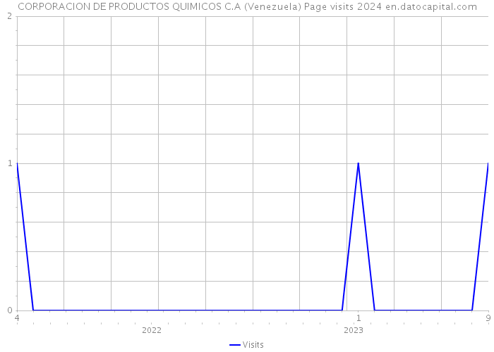 CORPORACION DE PRODUCTOS QUIMICOS C.A (Venezuela) Page visits 2024 