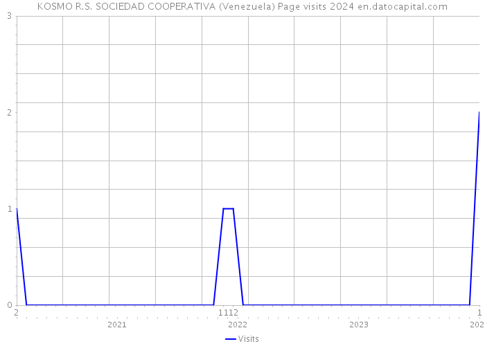 KOSMO R.S. SOCIEDAD COOPERATIVA (Venezuela) Page visits 2024 