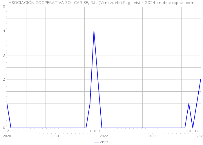 ASOCIACIÓN COOPERATIVA SOL CARIBE, R.L. (Venezuela) Page visits 2024 