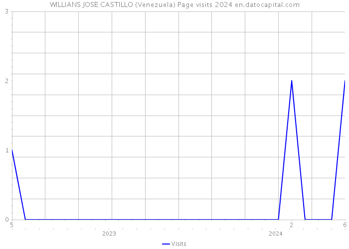 WILLIANS JOSE CASTILLO (Venezuela) Page visits 2024 