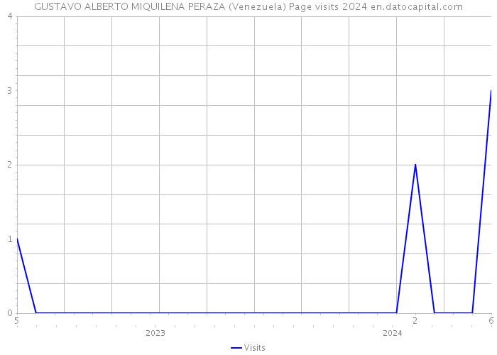 GUSTAVO ALBERTO MIQUILENA PERAZA (Venezuela) Page visits 2024 