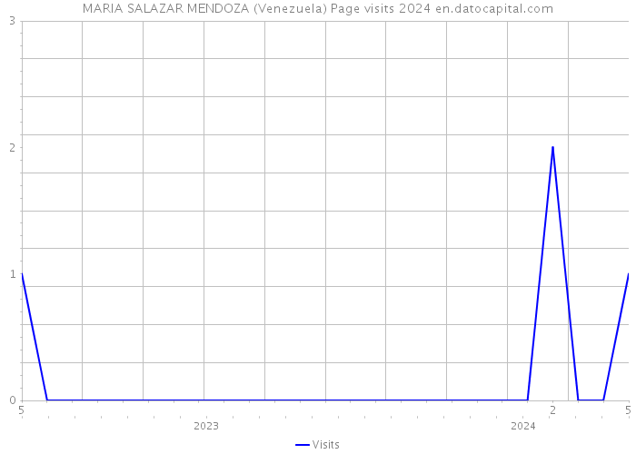 MARIA SALAZAR MENDOZA (Venezuela) Page visits 2024 