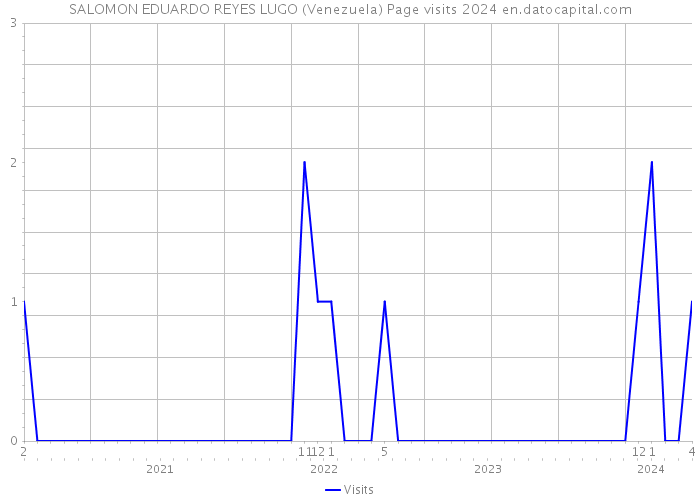 SALOMON EDUARDO REYES LUGO (Venezuela) Page visits 2024 