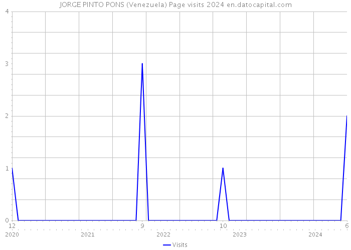 JORGE PINTO PONS (Venezuela) Page visits 2024 