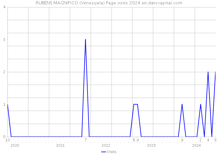 RUBENS MAGNIFICO (Venezuela) Page visits 2024 