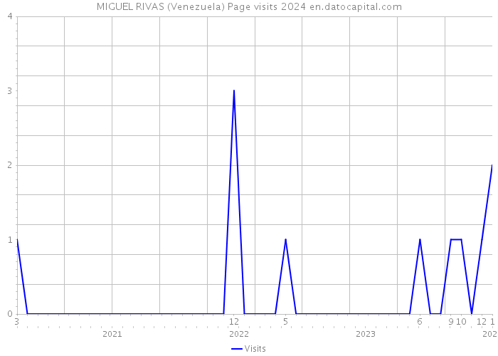 MIGUEL RIVAS (Venezuela) Page visits 2024 
