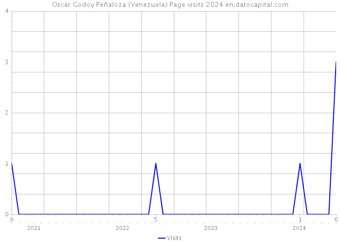 Oscar Godoy Peñaloza (Venezuela) Page visits 2024 