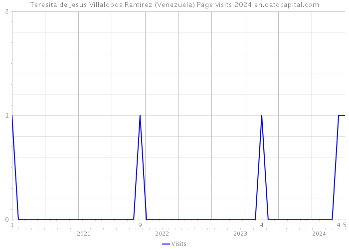 Teresita de Jesus Villalobos Ramirez (Venezuela) Page visits 2024 
