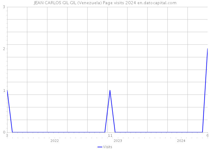 JEAN CARLOS GIL GIL (Venezuela) Page visits 2024 