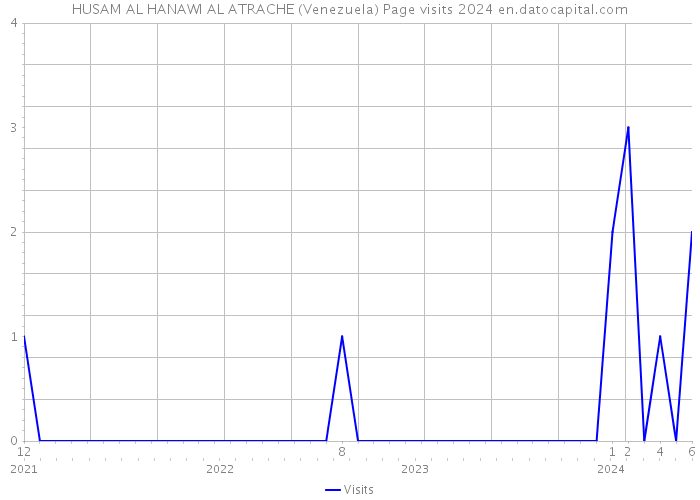 HUSAM AL HANAWI AL ATRACHE (Venezuela) Page visits 2024 