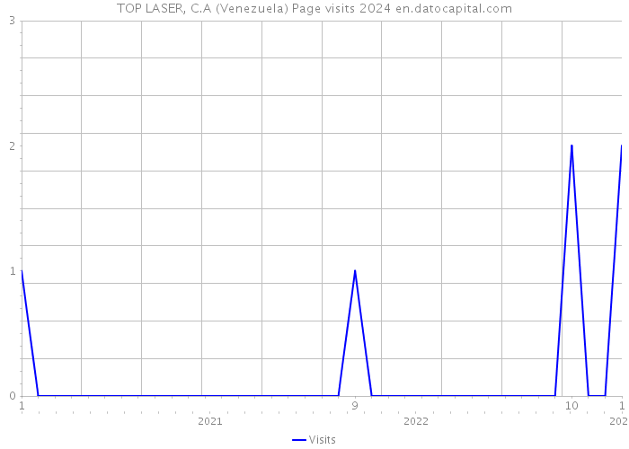TOP LASER, C.A (Venezuela) Page visits 2024 