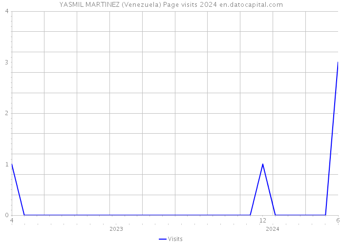 YASMIL MARTINEZ (Venezuela) Page visits 2024 