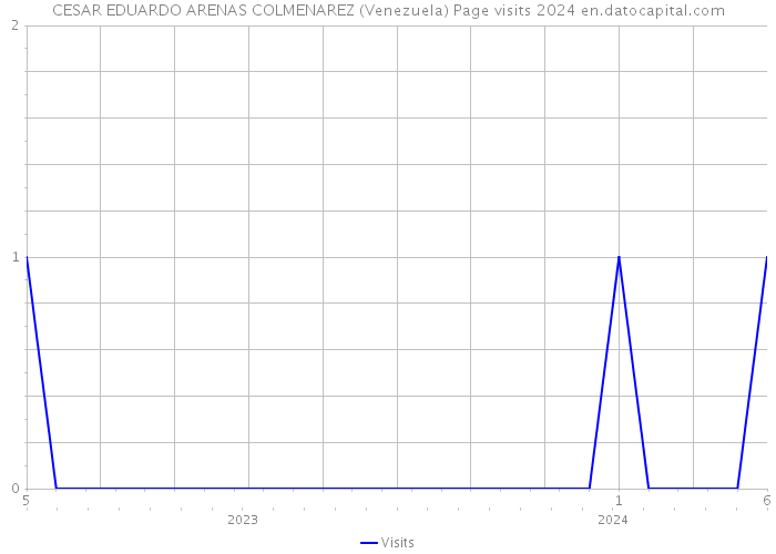 CESAR EDUARDO ARENAS COLMENAREZ (Venezuela) Page visits 2024 
