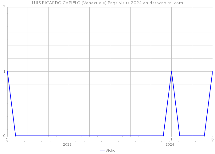 LUIS RICARDO CAPIELO (Venezuela) Page visits 2024 
