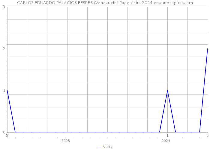 CARLOS EDUARDO PALACIOS FEBRES (Venezuela) Page visits 2024 