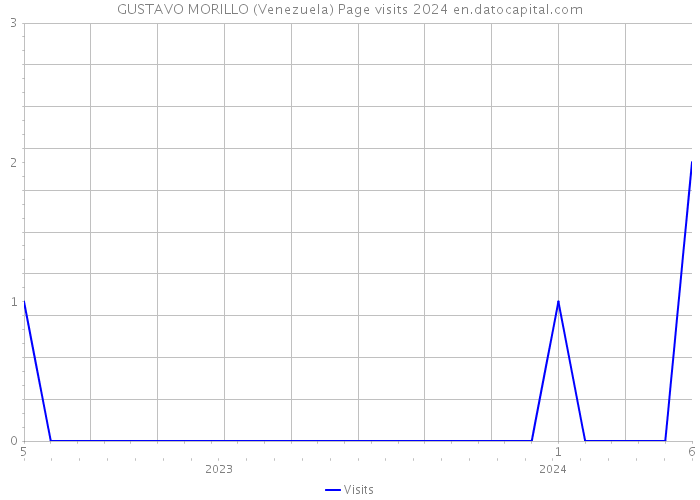 GUSTAVO MORILLO (Venezuela) Page visits 2024 