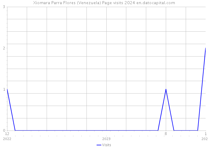 Xiomara Parra Flores (Venezuela) Page visits 2024 