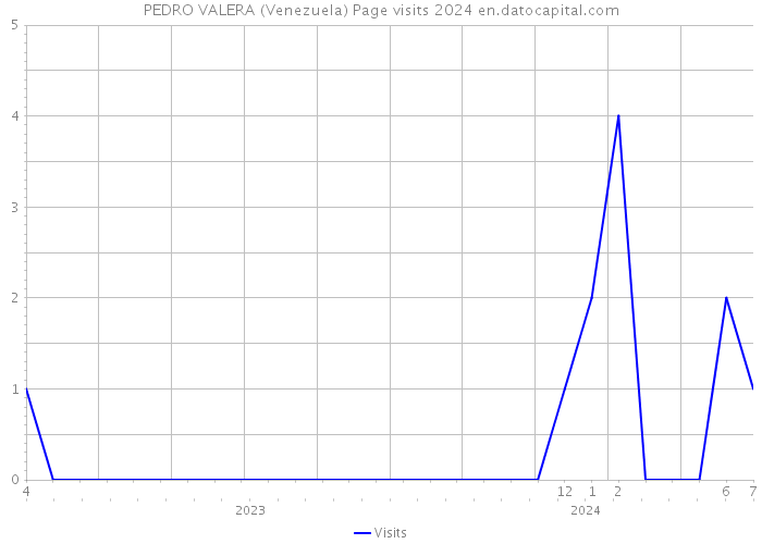 PEDRO VALERA (Venezuela) Page visits 2024 