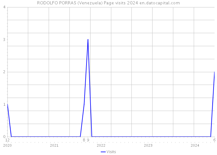 RODOLFO PORRAS (Venezuela) Page visits 2024 