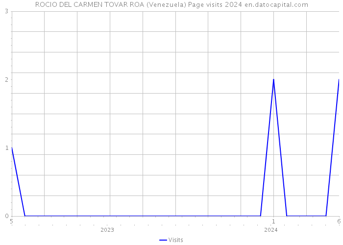 ROCIO DEL CARMEN TOVAR ROA (Venezuela) Page visits 2024 