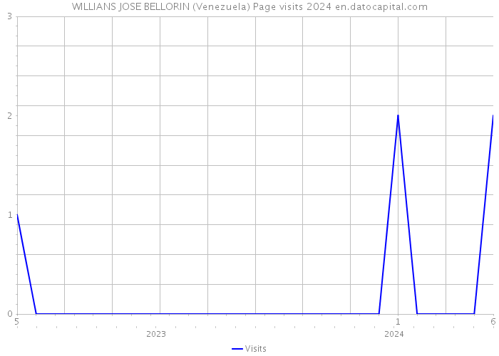 WILLIANS JOSE BELLORIN (Venezuela) Page visits 2024 