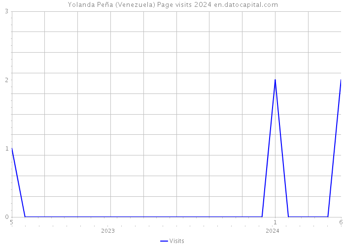 Yolanda Peña (Venezuela) Page visits 2024 