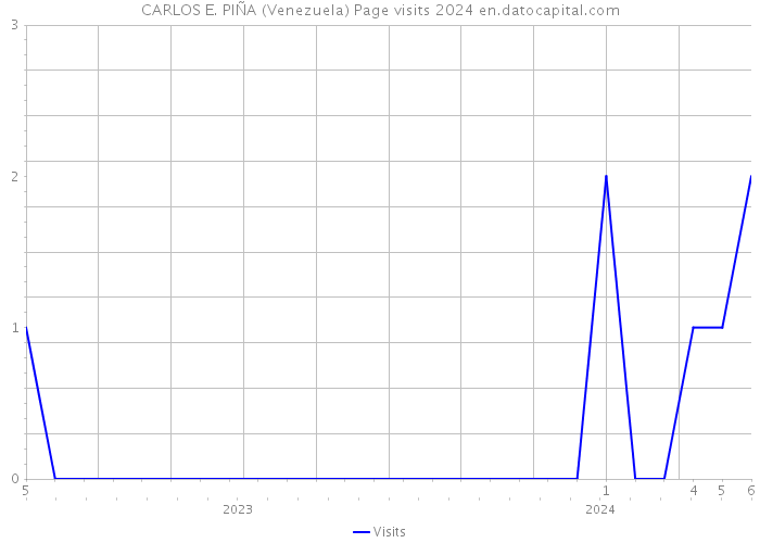 CARLOS E. PIÑA (Venezuela) Page visits 2024 
