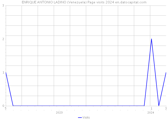 ENRIQUE ANTONIO LADINO (Venezuela) Page visits 2024 