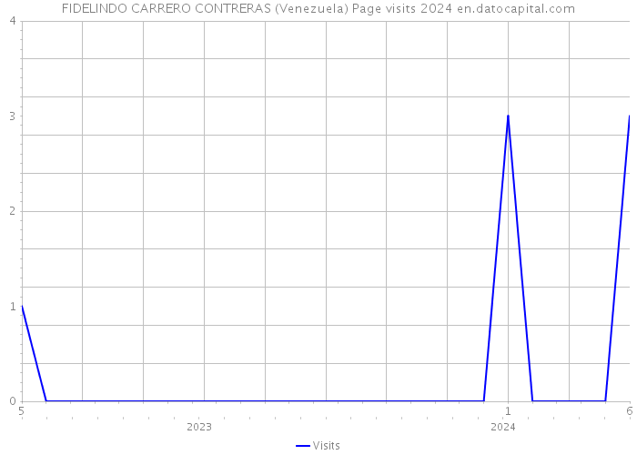 FIDELINDO CARRERO CONTRERAS (Venezuela) Page visits 2024 