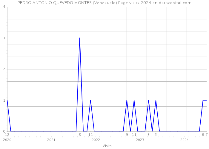 PEDRO ANTONIO QUEVEDO MONTES (Venezuela) Page visits 2024 