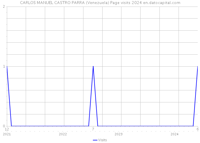 CARLOS MANUEL CASTRO PARRA (Venezuela) Page visits 2024 